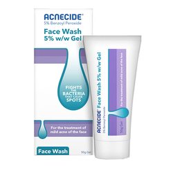 Acnecide Face Wash, 50g, For Acne Treatment & Spot Treatment with 5% Benzoyl Peroxide