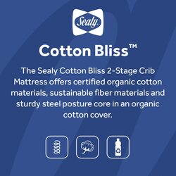 Waterproof Cotton Bliss Stage 2 Crib Mattress