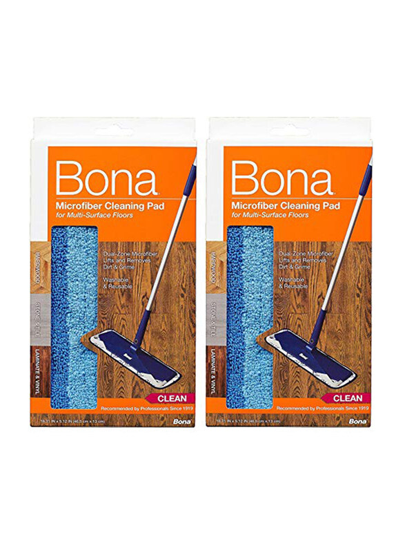 

Bona Microfiber Cleaning Pad, 2 Pieces