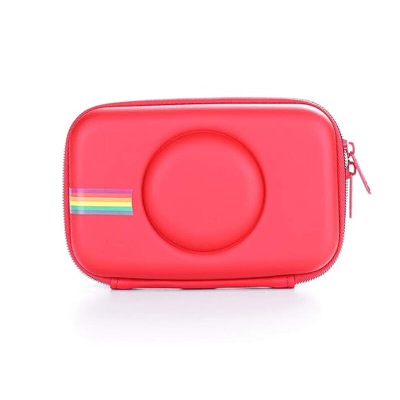 Camera Case, Portable Protective Case Shockproof EVA Camera Bag for Polaroid Snap Touch Model Cameras(Red)