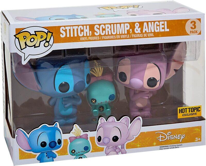 

POP! Disney:Lilo & Stitch StitchScrump & Angel Hot Set, 3 Pieces, Ages 14+