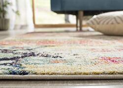 Safavieh Monaco Collection Modern Bohemian Multi Distressed Runner Rug, MNC222F, Multicolour