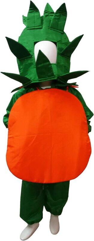 

BookMyCostume Dress Costume, Ages 7+, Orange/Green