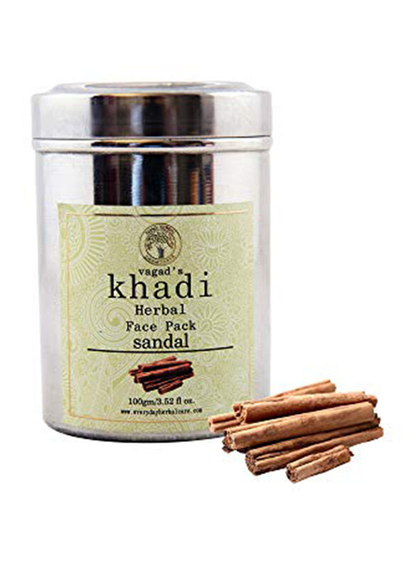 

Vagad's Khadi Herbal Gramodaya Sandal Face Pack SS Jar, 100gm