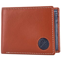 HORNBULL Billy Brown/Rust Mens Leather Wallet Premium Qaulity Leather Wallet for Mens  Mens Wallet, Brown/Rust, Modern