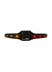 Whistler MotoGlo Full and 3/4 Helmet Safety Light, Whl80, Black