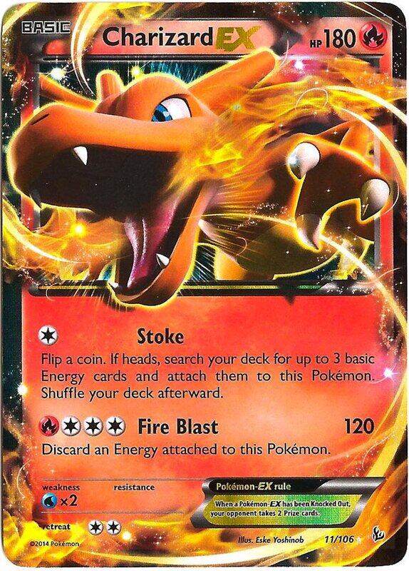

Pokemon Charizard Ex Flashfire 11/106 Card Game, Multicolour