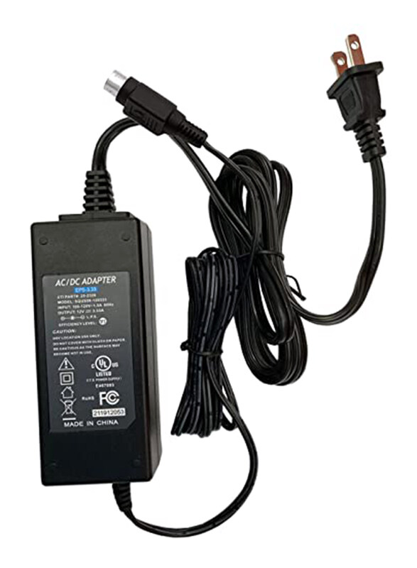 

UpBright 4-Pin 12V AC/DC Adapter, Black