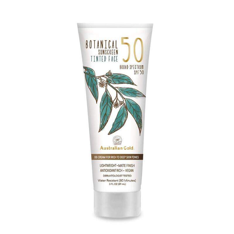 

Australian Gold Broad Spectrum, Water Resistant Tinted Mineral Liquid Botanical Sunscreen