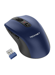 Tecknet Wireless Optical Mouse, Blue