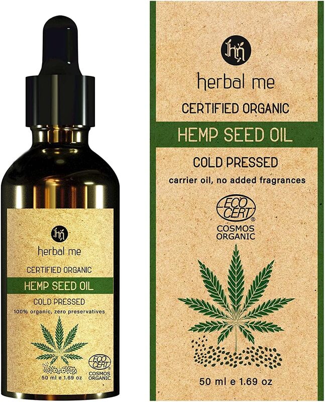 HM Herbal Me Certified Organic Hemp Seed Oil For Face & Hair_50 ml