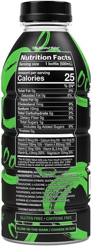 

Prime Drink Sports Beverage Glowberry,Naturally Flavored, Caffeine Free, 16.9 Fl Oz Bottle