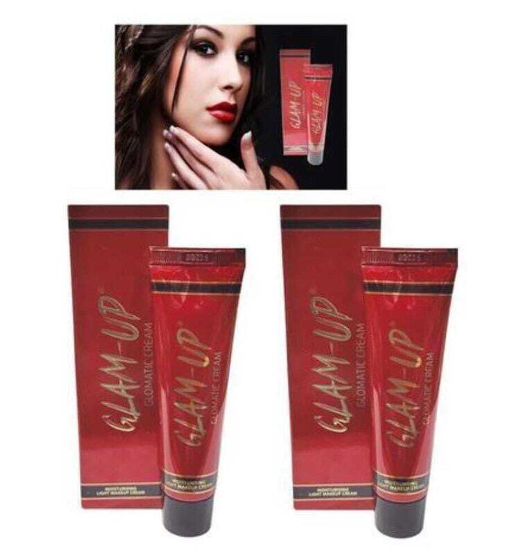 

Glam Up Glomatic Moisturising Light Radiant Matte Makeup Cream 25gm, Pack 2