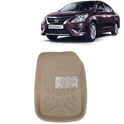 Kingsway 4D Car Floor Mats Set, Compatible with Nissan Sunny, 5 Pieces