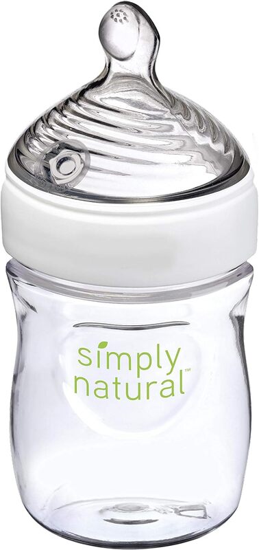 NUK Simply Natural Baby Bottle, 5 Oz