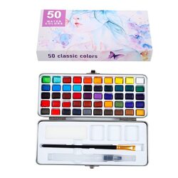 Infinity Kid's Watercolor Paint Set with Brush (50)