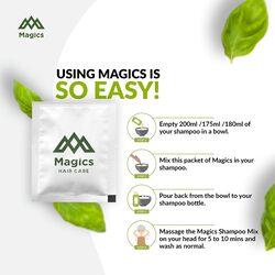 Magics Hair Care (All IN ONE) For Men, Women and Childrens of All Age. Shampoo Mix For Hair Growth & Hair Fall Control For Smooth & Shiny Hair Easiest To Use Chemical Free, Vegan Ayurvedic.