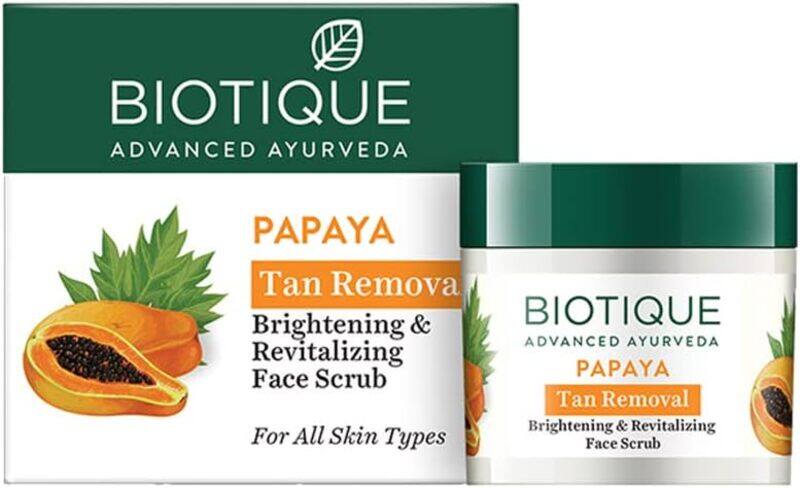 

Biotique Bio Papaya Revitalizing Tan Removal Scrub, 75 G, Multi, Gm