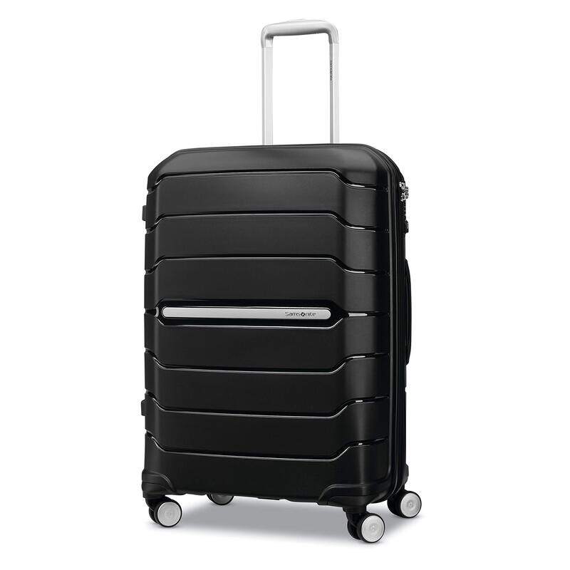 

Samsonite Freeform Hardside Expandable with Double Spinner Wheels, Black, Checked-Medium 24-Inch, Freeform Hardside Expandable With Double Spinner Whe