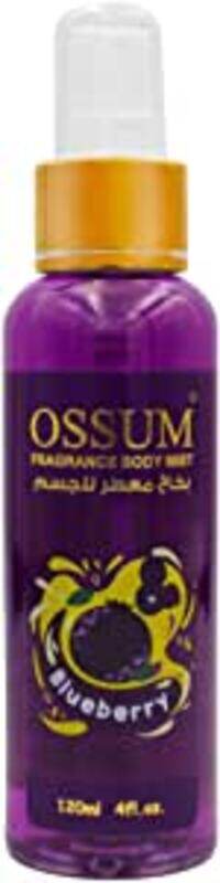 

OSSUM Body Mist, Blueberry 120 ML, Pack of 2