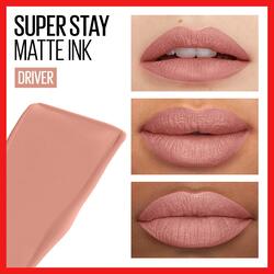 Maybelline New York SuperStay Matte Ink Un-nude Liquid Lipstick, Driver, 0.17 Ounce