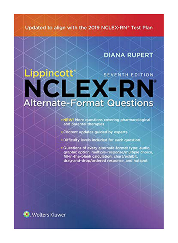 

Lipponcott Nclex Rn Alternate Format Questions Book, Paperback Book, By: Rupert D