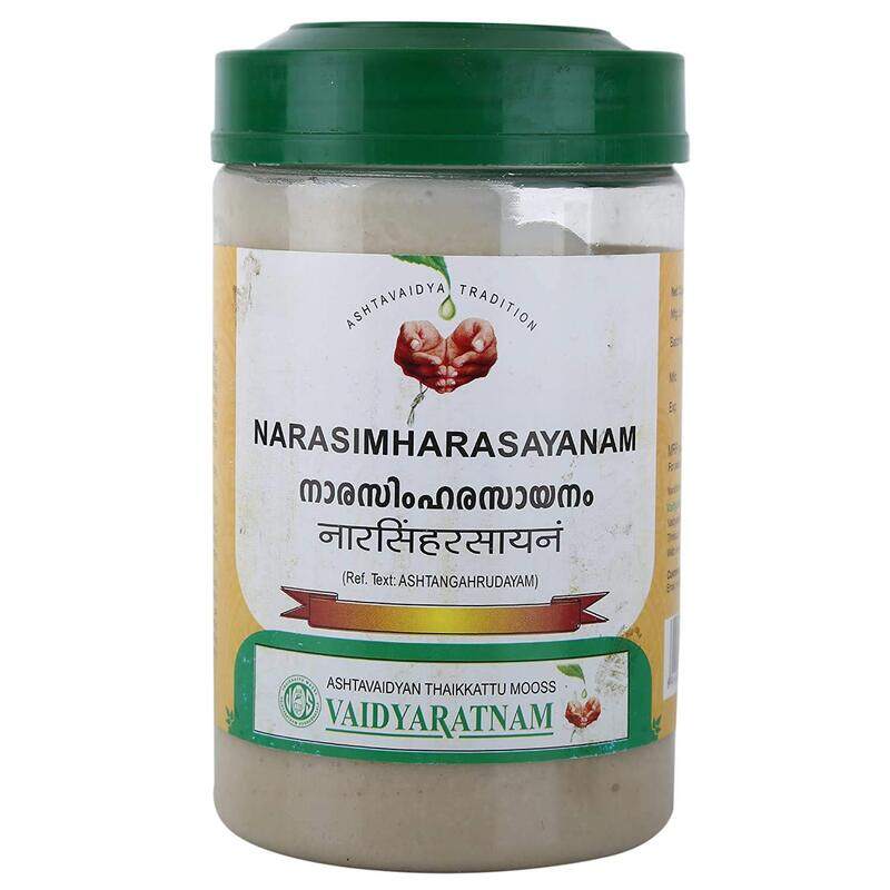 

Vaidyaratnam Narasimha Rasayanam 350g Ayurvedic herbal products, Ayurveda Organic products