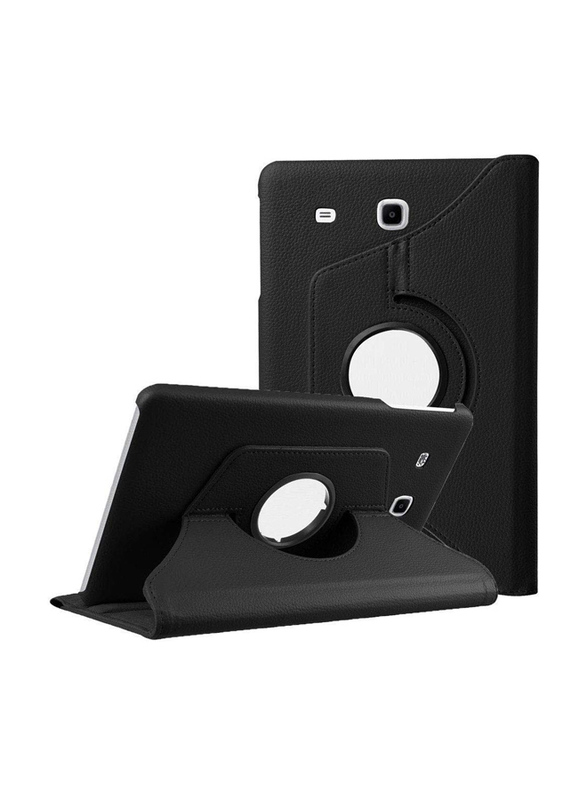 ST Creation 360 Degrees PU Leather Tablet Case Cover, Black