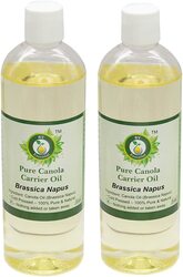R V Essential 100ml Pure and Natural Cold Pressed Brassica Napus Canola Carrier Oil for Kids, 2 Pieces