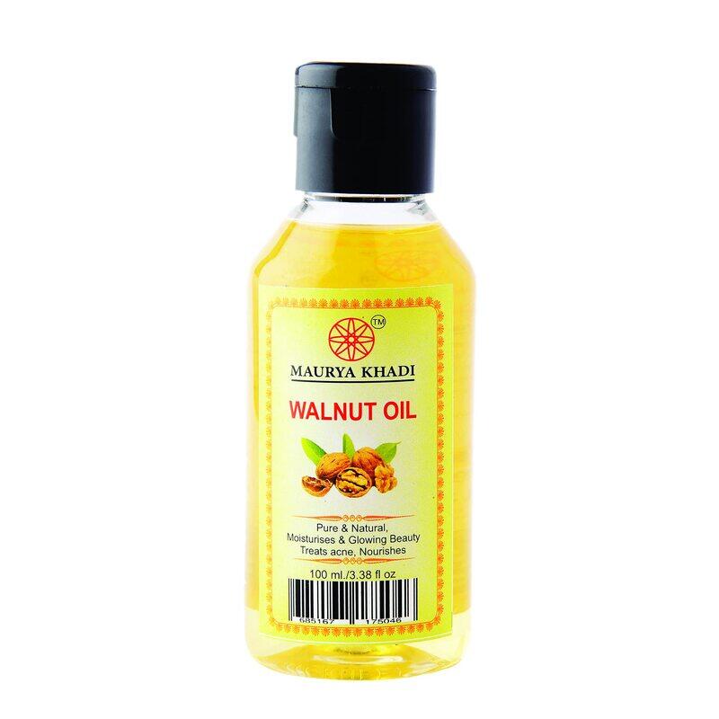 

Maurya Khadi Herbal Walnut Oil for Glowing Beauty, 100ml