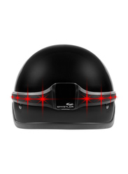 Whistler MotoGlo Full and 3/4 Helmet Safety Light, Whl80, Black