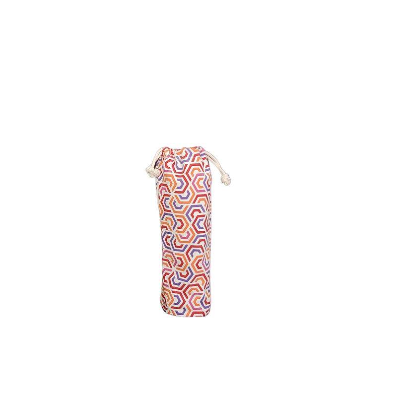 

Earthsave Cotton Premium Water Bottle Pouch- Canvas Material with Waterproof Lining For 1 Ltr Bottle, Multicolour