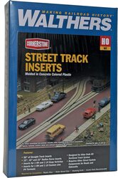 Walthers Cornerstone Street Track Insert Set, Ages 14+