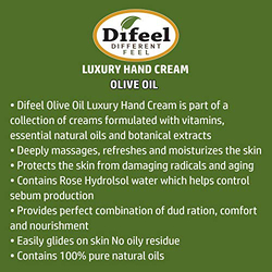Difeel Organic Olive Hand Cream, 42ml
