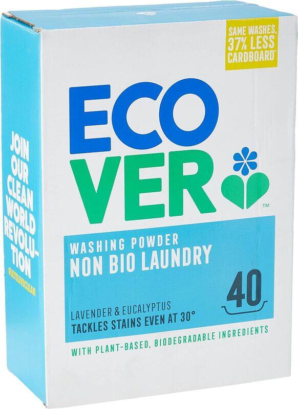 

Ecover Washing Powder, Non Bio 40 Wash, 3 kg, (Pack of 1)