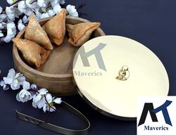 Maverics Brass Solid Cake Plates, 2500ml, Brown