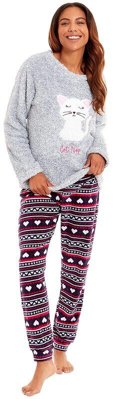 KATE MORGAN Ladies Soft, Comfy & Warm Pyjama Sets