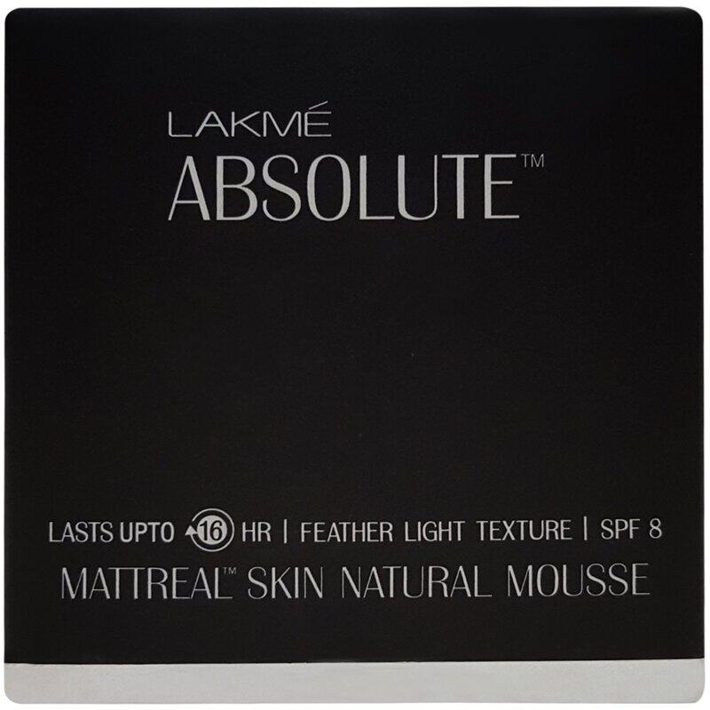 

Lakme Absolute Mattreal Skin Natural Mousse, 25gm
