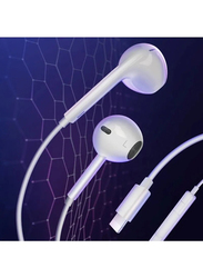 Totu Glory Series Lightning Cable In-Ear Earphones, White