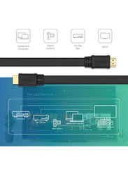 Brizler 4K HDMI 2.0 Flat Cable, HDMI Male to HDMI, BZ-CA113, Black
