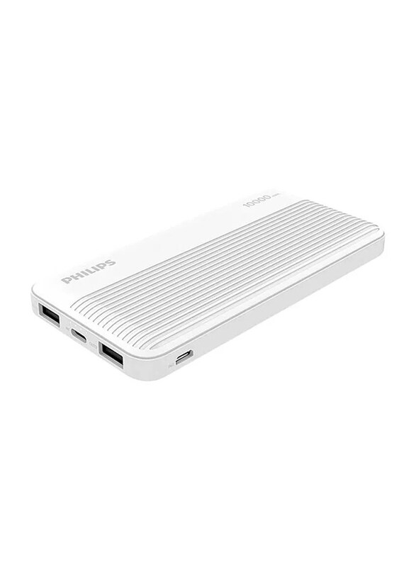 

Philips 10000mAh Universal Power Bank, White