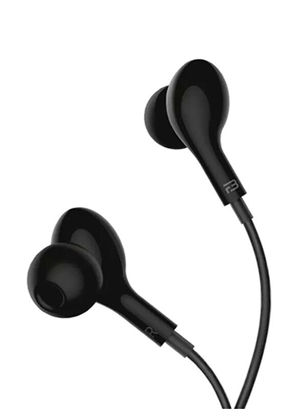 Brizler BZ-HS383 Half 3.5 mm Jack Wired In-Ear Earphone, Black