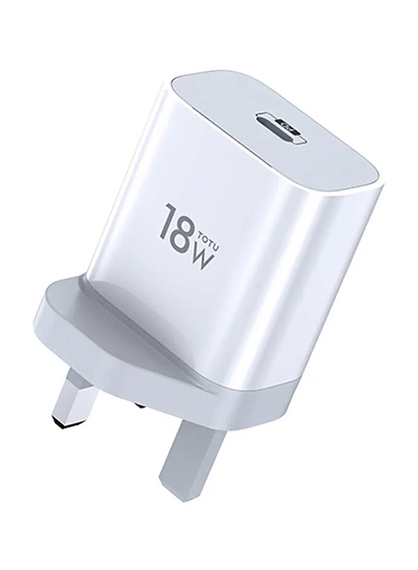 Totu CACQ-05 18W Port Travel Car Charger, White