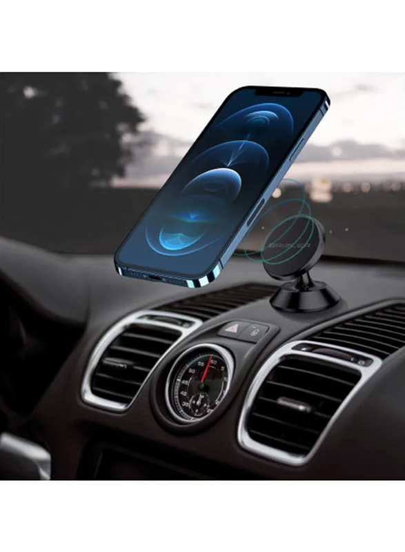 Brizler Car Phone Mount with Magnetic Suction, Black