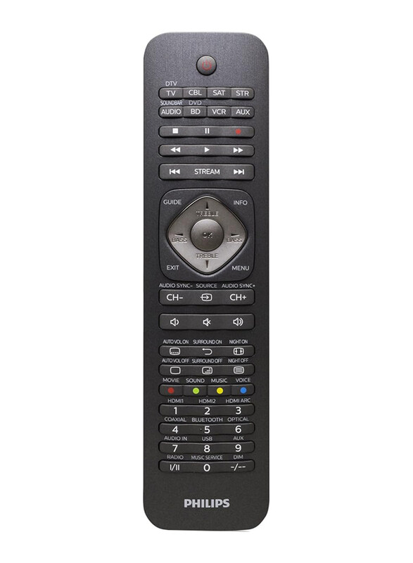 

Philips 8-in-1 Universal Remote Control, SRP5018/10, Black