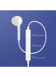 Totu Glory Series Lightning Cable In-Ear Earphones, White