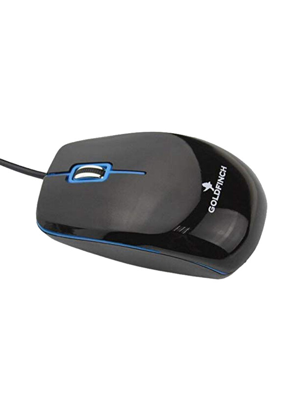 

Goldfinch GF-2620 Wired Optical Mouse, Black