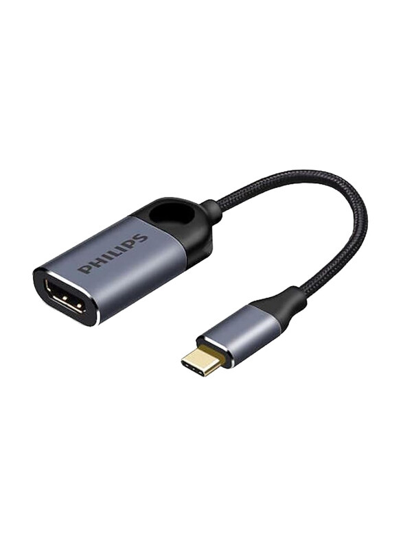 

Philips 15cm HDMI Adapter, 4K Resolution, Grey