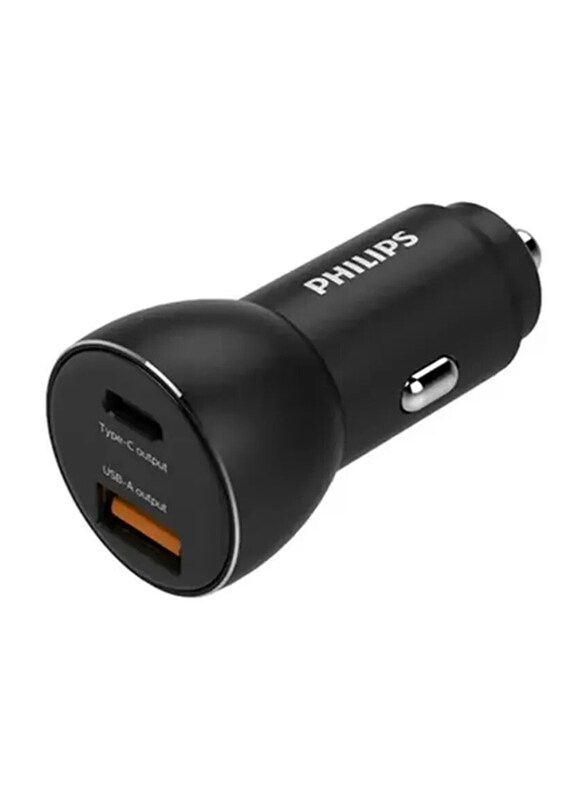 

Other Brand Philips DLP2521-00 36W Dual Port USB Car Charger, Black