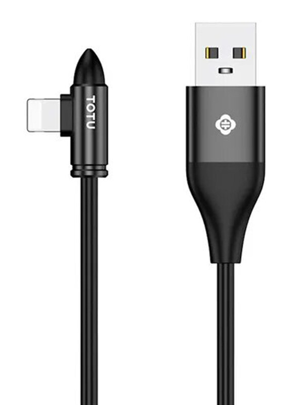 

Totu 1.2-Meters 2.1A Revival Series Lighting Cable, USB Type A to Lightning Cable for Smartphones, Black